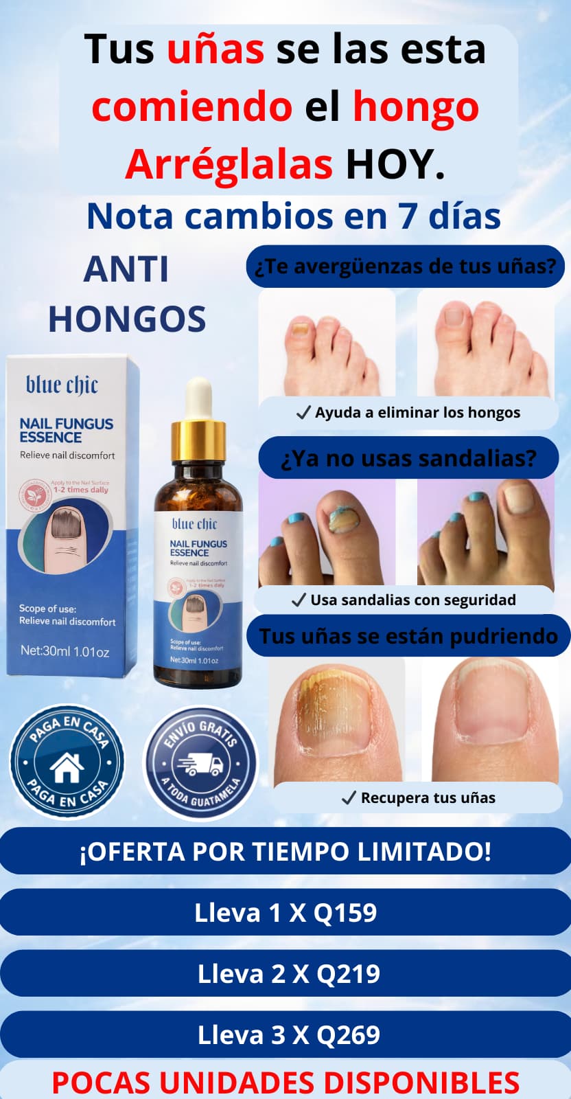 ANTIHONGOS BLUE CHIC