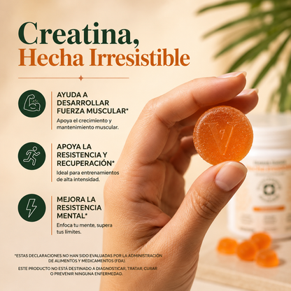 CREATINA EN GOMITAS –  TRASERO  MÁS GRANDE