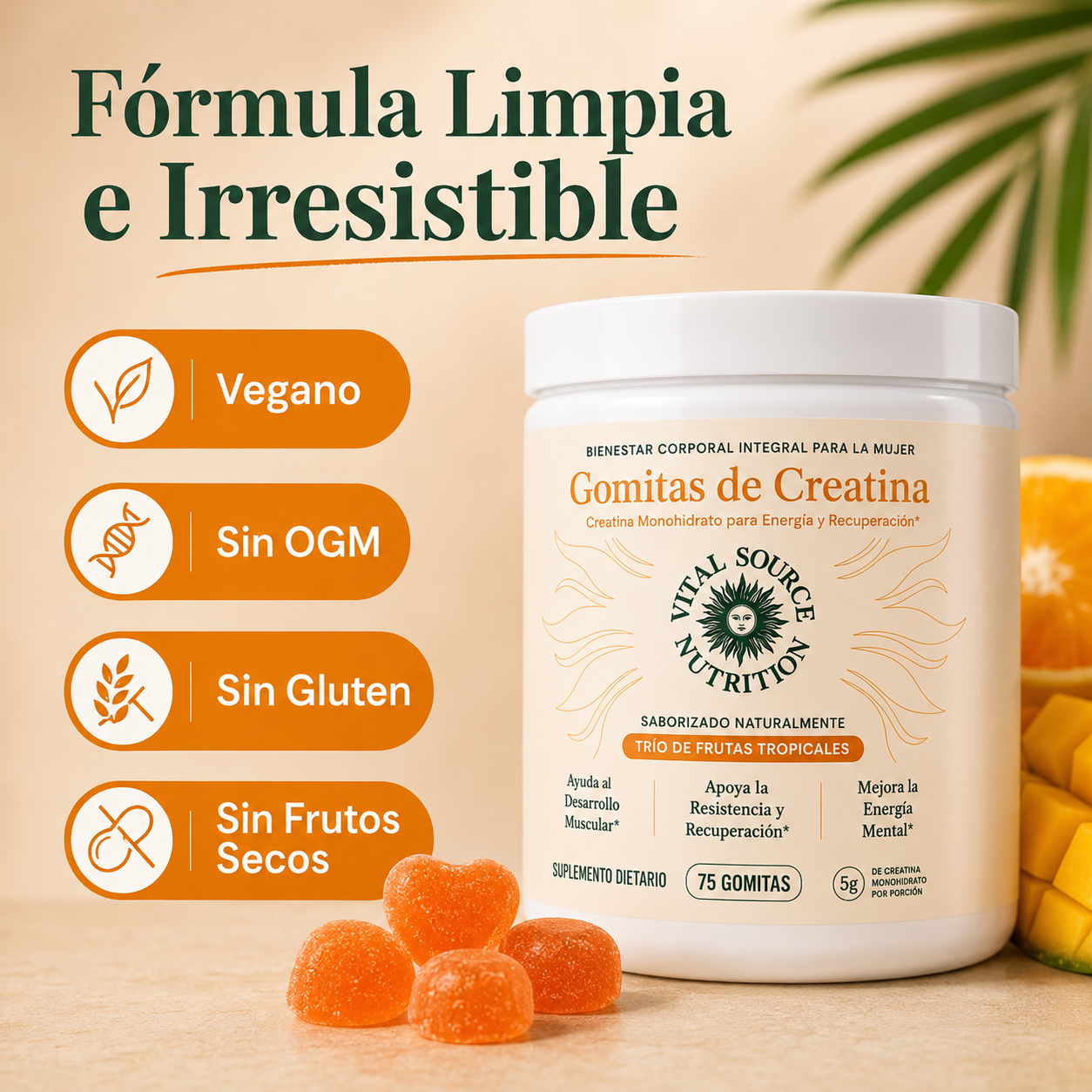 CREATINA EN GOMITAS –  TRASERO  MÁS GRANDE
