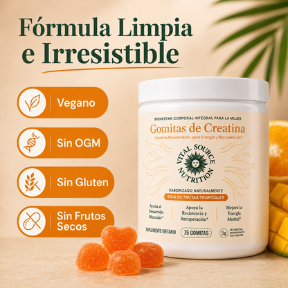 CREATINA EN GOMITAS –  TRASERO  MÁS GRANDE
