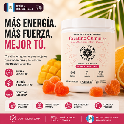 CREATINA EN GOMITAS –  TRASERO  MÁS GRANDE