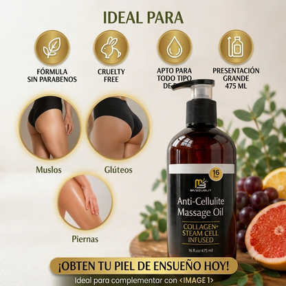 ✨ ACEITE ANTICELULITIS | Piel Más Firme y Suave 💚