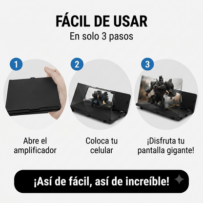 AMPLIFICADOR DE PANTALLA 3D HD