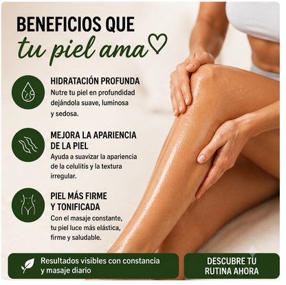 ✨ ACEITE ANTICELULITIS | Piel Más Firme y Suave 💚